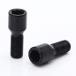 Preview: 20x Sternschrauben Schwarz - 27mm M14x1,25 + Schlüssel